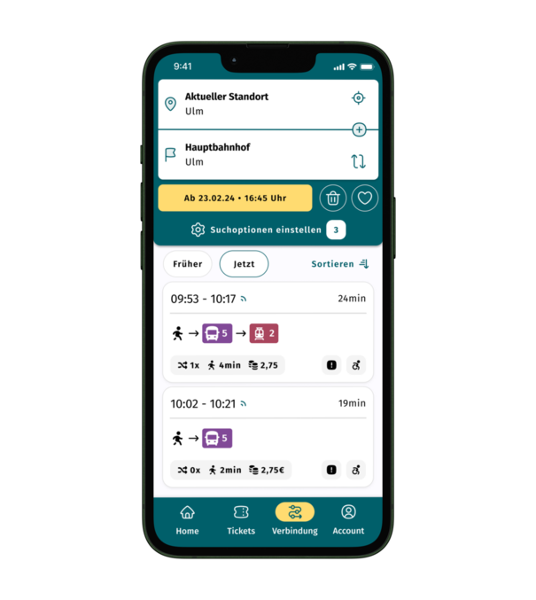 unser DING - App - Verbindungen