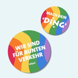 DING - Sticker - PRIDE Edition